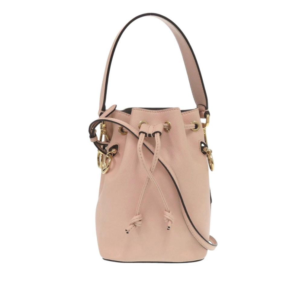 Pre-Loved Fendi Mini Calfskin Mon Tresor Bucket Bag